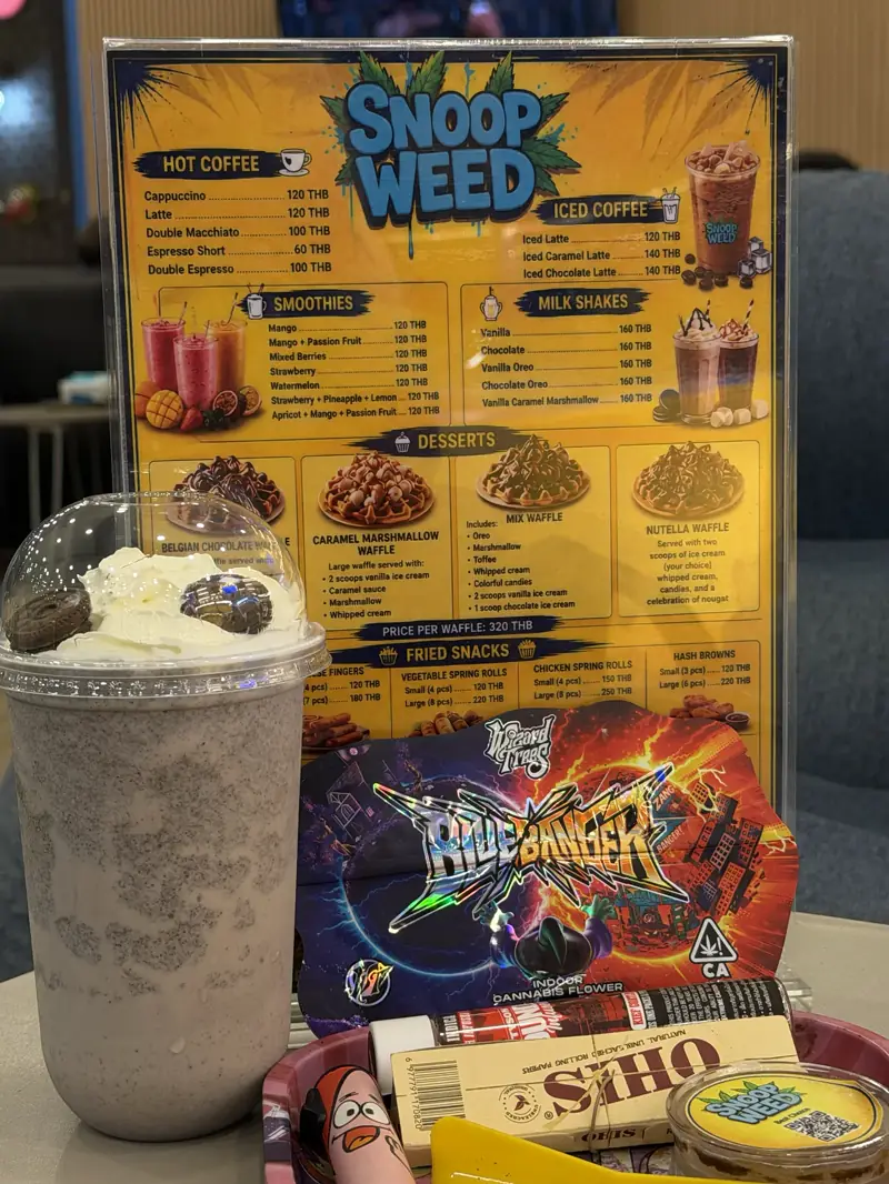 Snoop Weed coffee & snacks